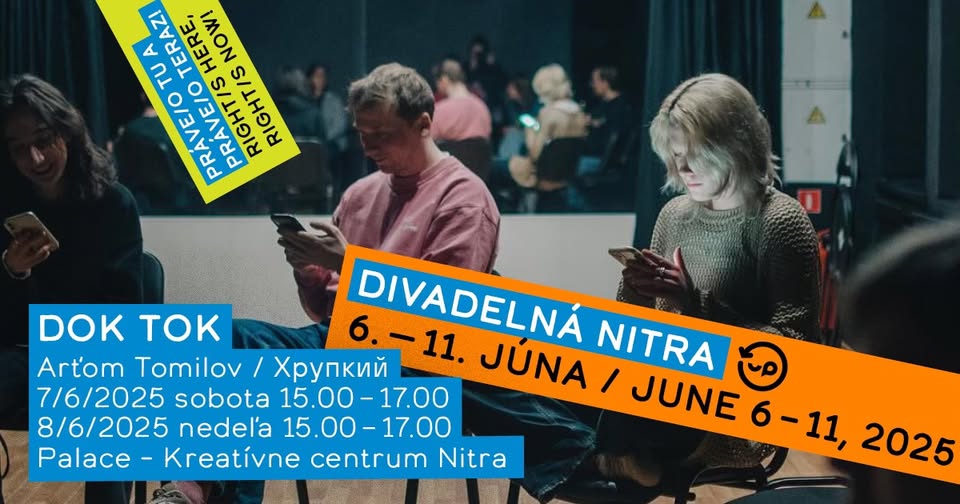 Dok tok/ DOC STREAM - Medzinárodný festival Divadelná Nitra 2025