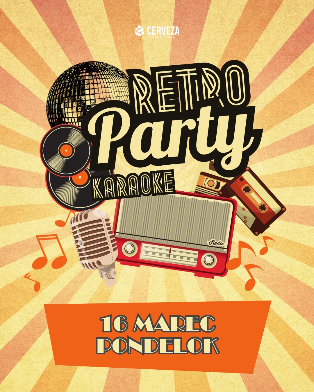 Retro Party Karaoke Night 🕺