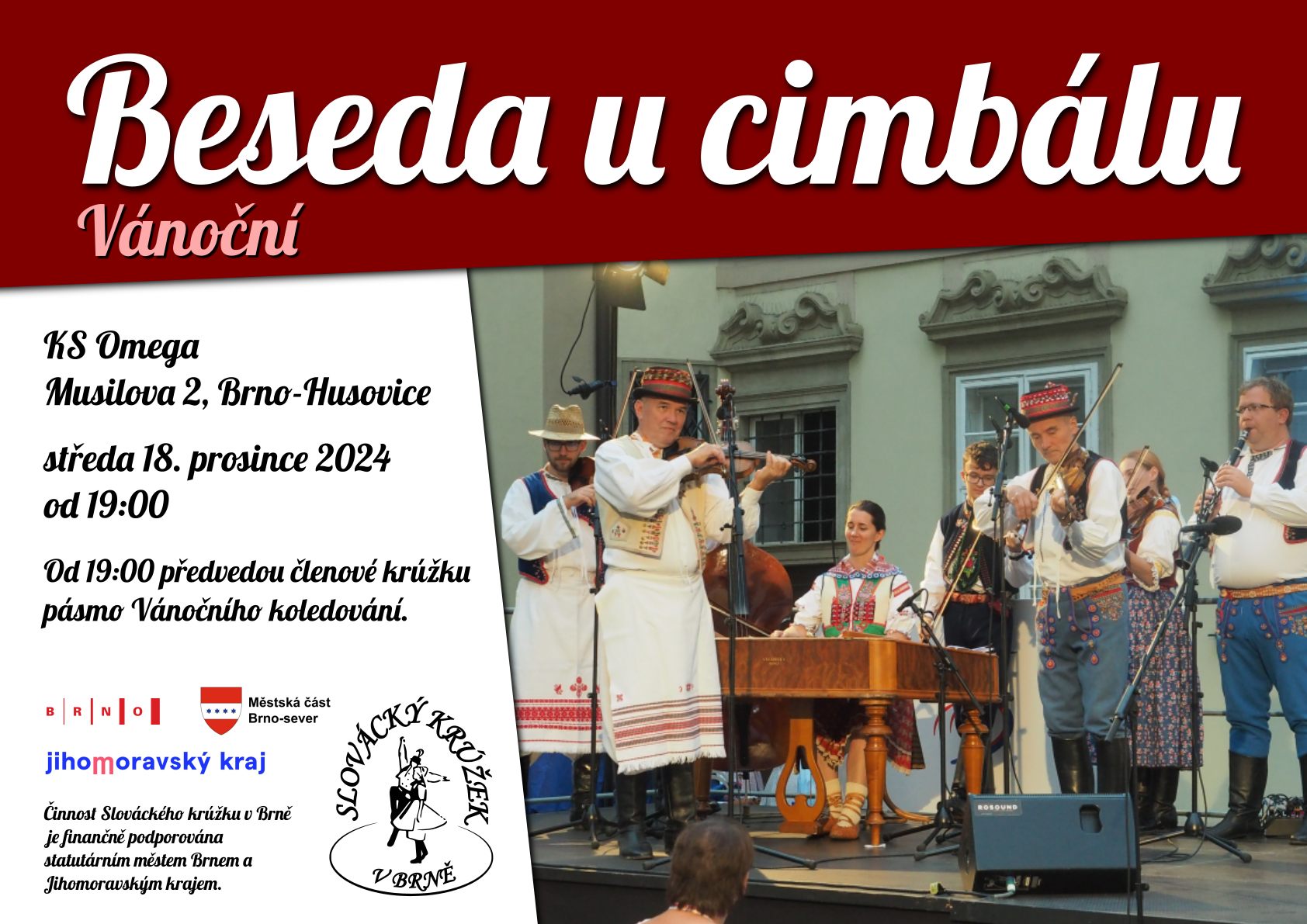 Vánoční beseda u cimbálu