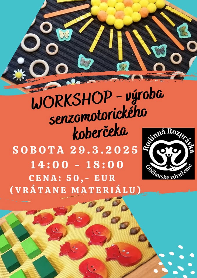 Workshop - výroba senzomotorického koberčeka