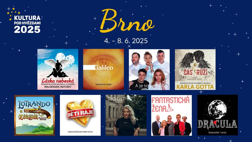 Kultura pod hvězdami v Brně!