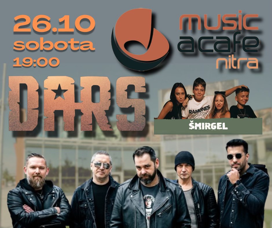 Koncert DARS v Music a Cafe Nitra