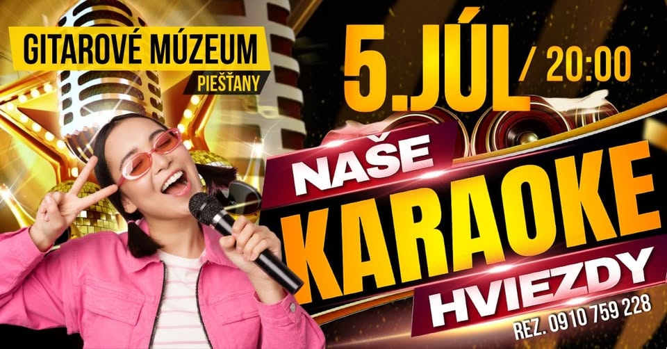 NAŠE KARAOKE HVIEZDY :: hudobno-zábavný večer s Andrejom Depešom