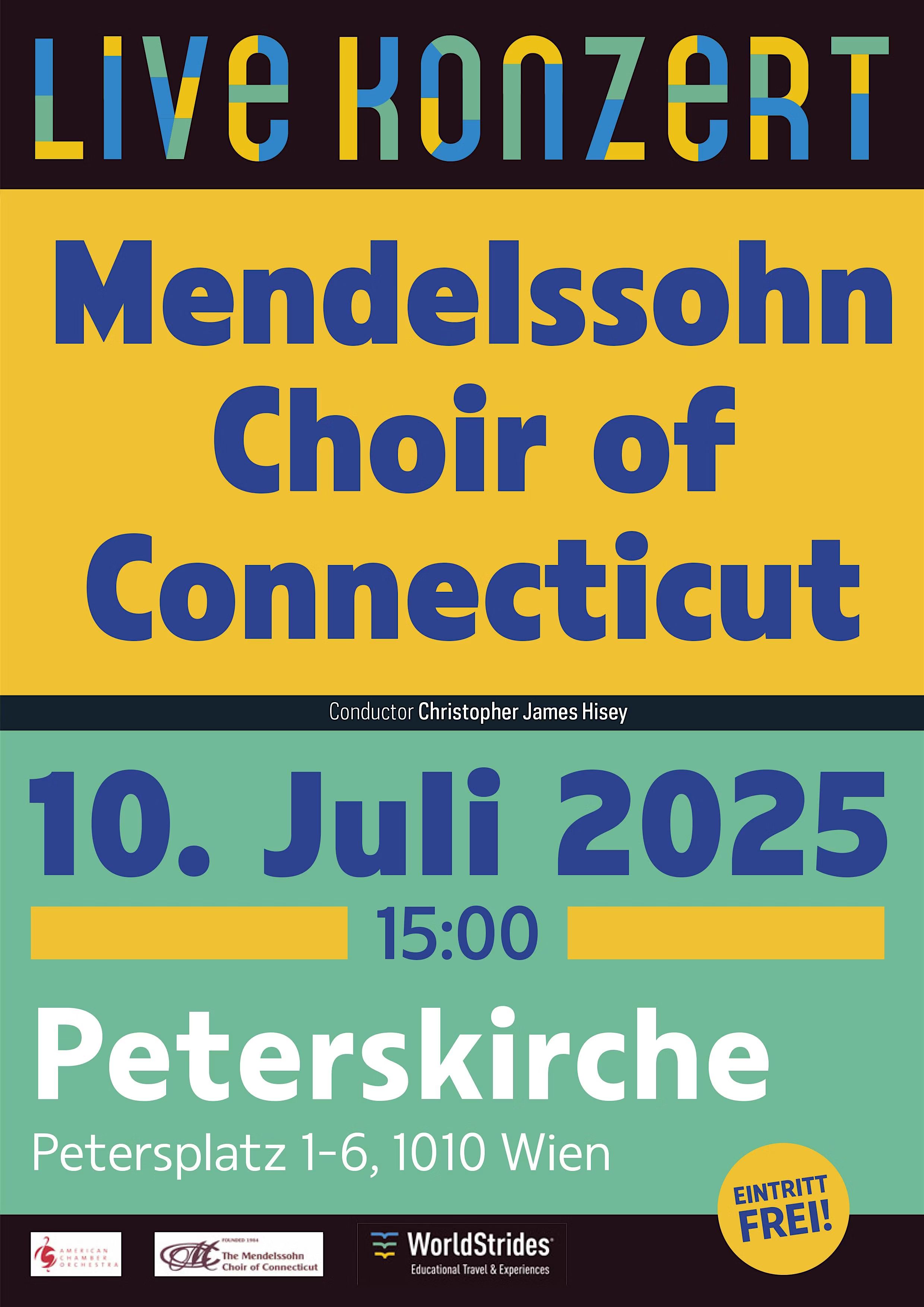 Live Konzert Mendelssohn Choir of Connecticut