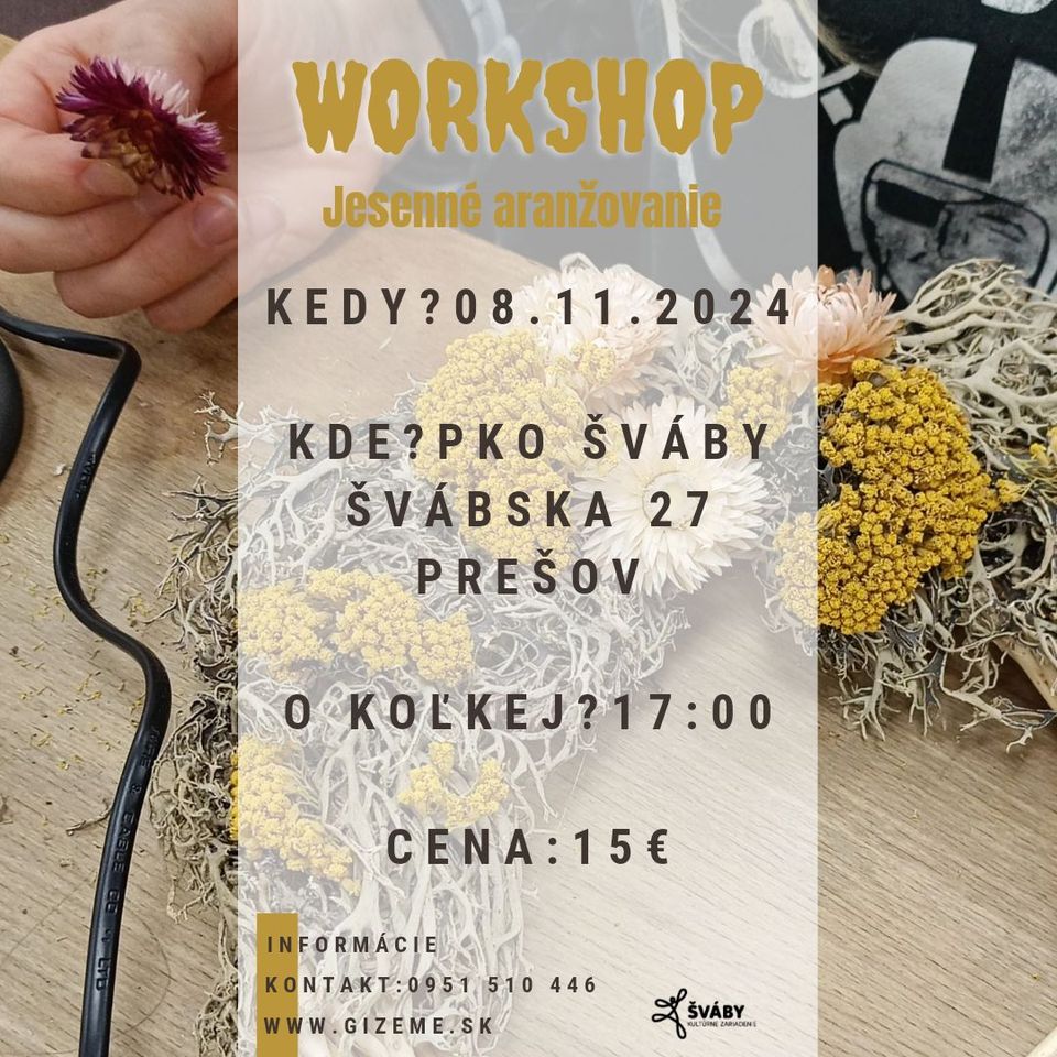 Jesenné aranžovanie