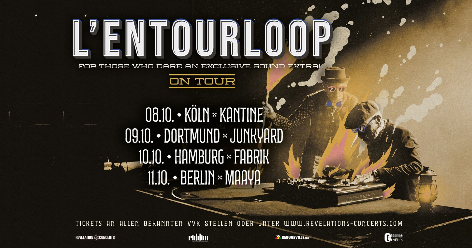 L`ENTOURLOOP am 11.10.2025 in Berlin @ Maaya