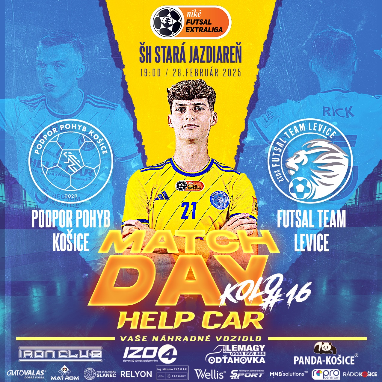 16. kolo | Podpor Pohyb Košice - Futsal Team Levice