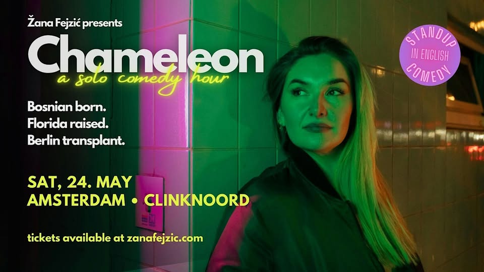 Žana Fejzić presents Chameleon: Solo English Standup Comedy (Amsterdam)