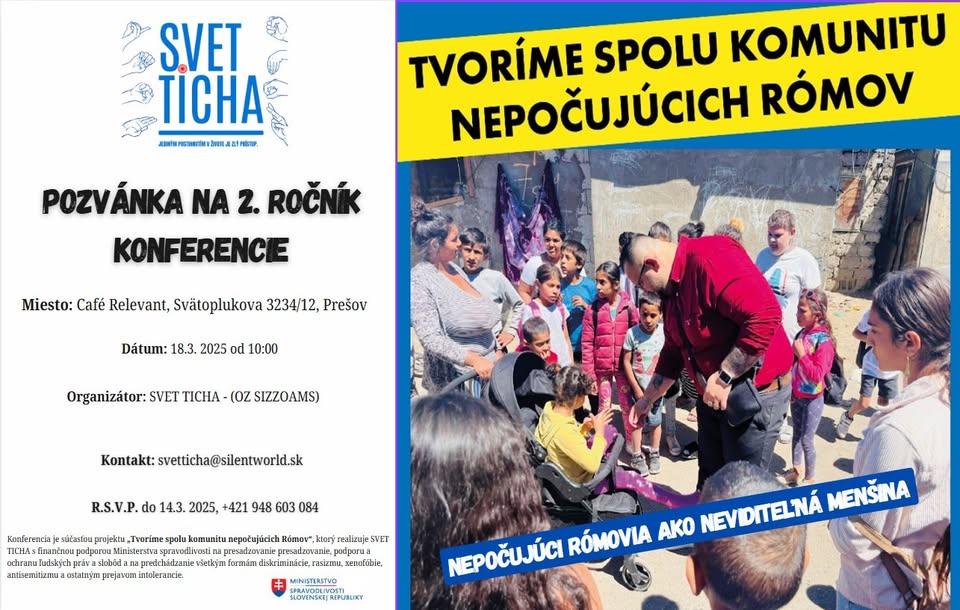 TVORÍME SPOLU KOMUNITU NEPOČUJÚCICH RÓMOV: NEPOČUJÚCI RÓMOVIA AKO NEVIDITEĽNÁ MENŠINA