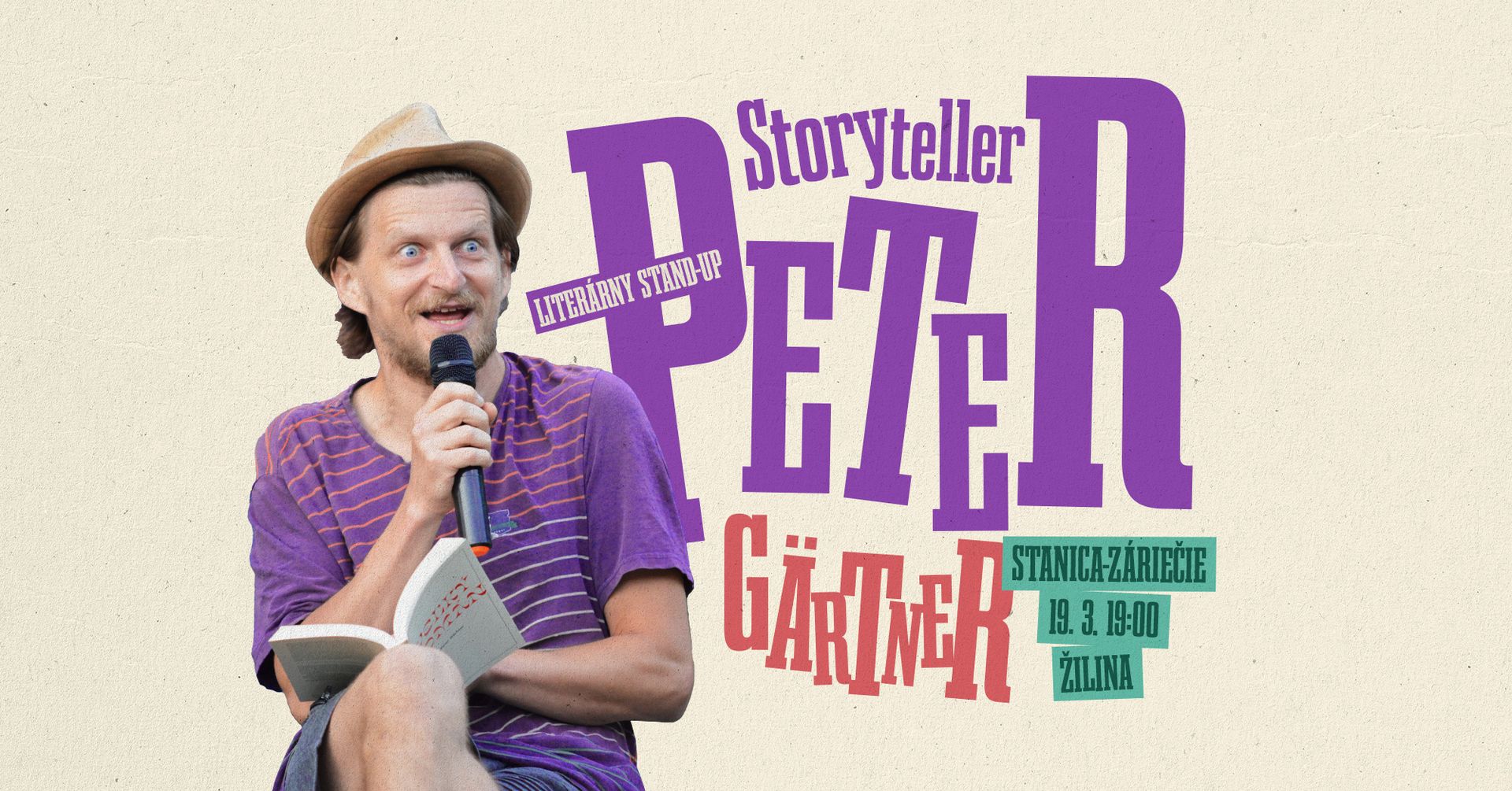 Literárny stand-up Peťa Gärtnera