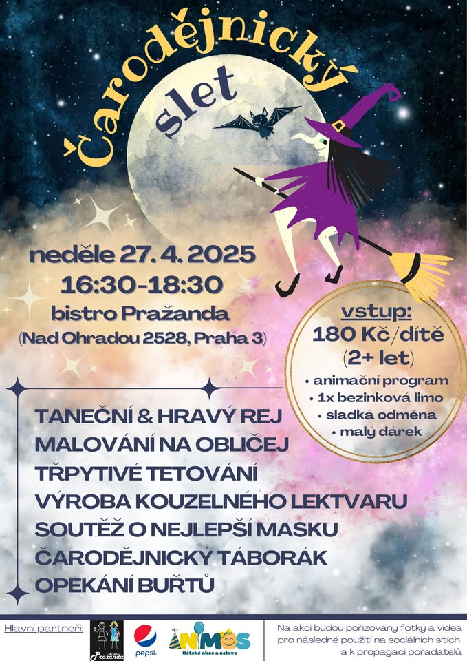 Čarodějnický slet na Pražandě 🧙🏻‍♀️