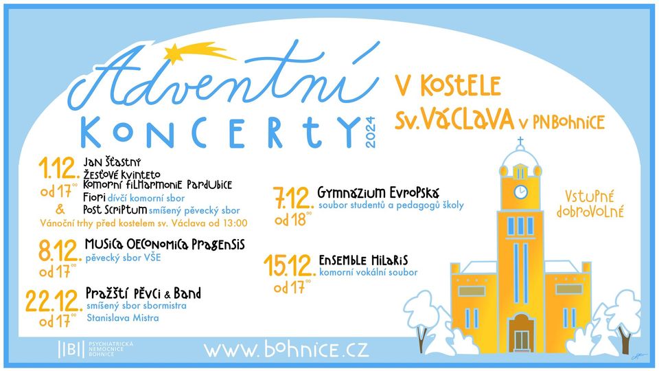 Adventní koncerty v kostele sv. Václava 2024