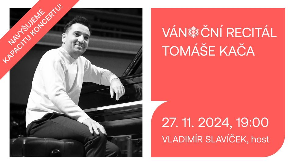 Vánoční recitál Tomáše Kača | 27. 11. 2024