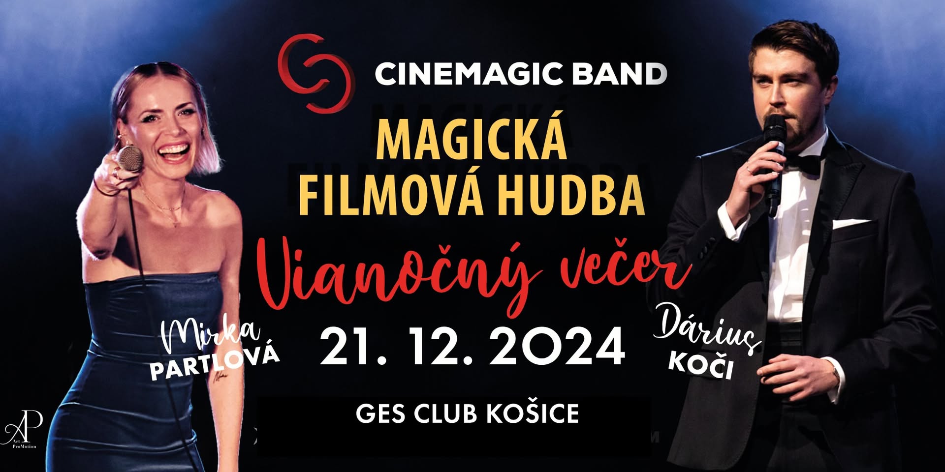 MAGICKÁ FILMOVÁ HUDBA - Cinemagic Band - Vianočný koncert - Košice
