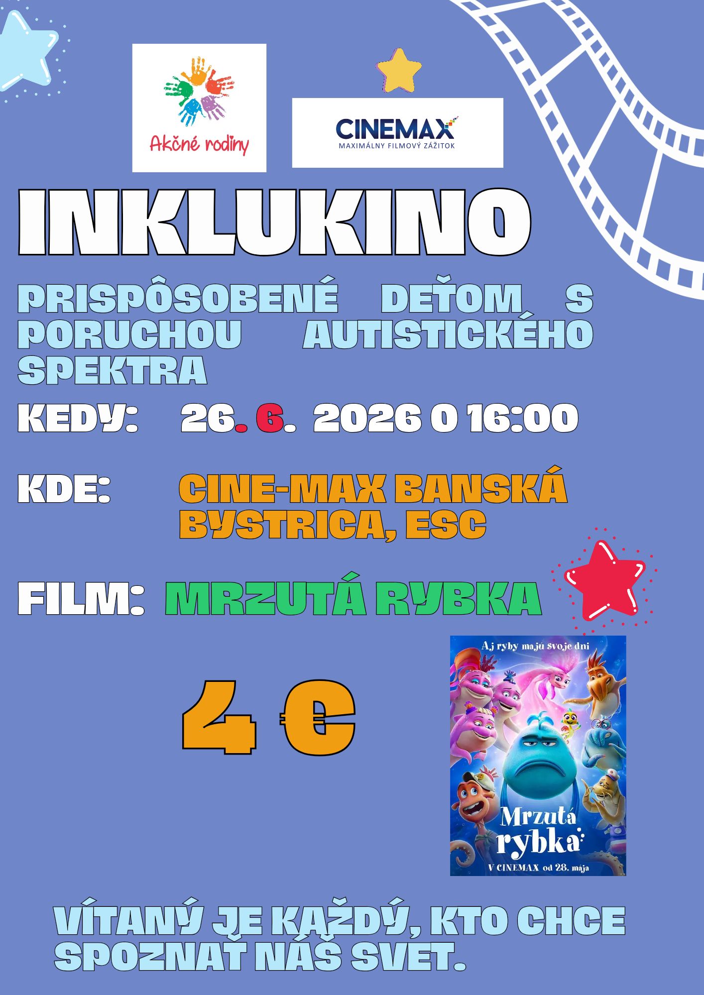 Inklukino Mrzutá rybka