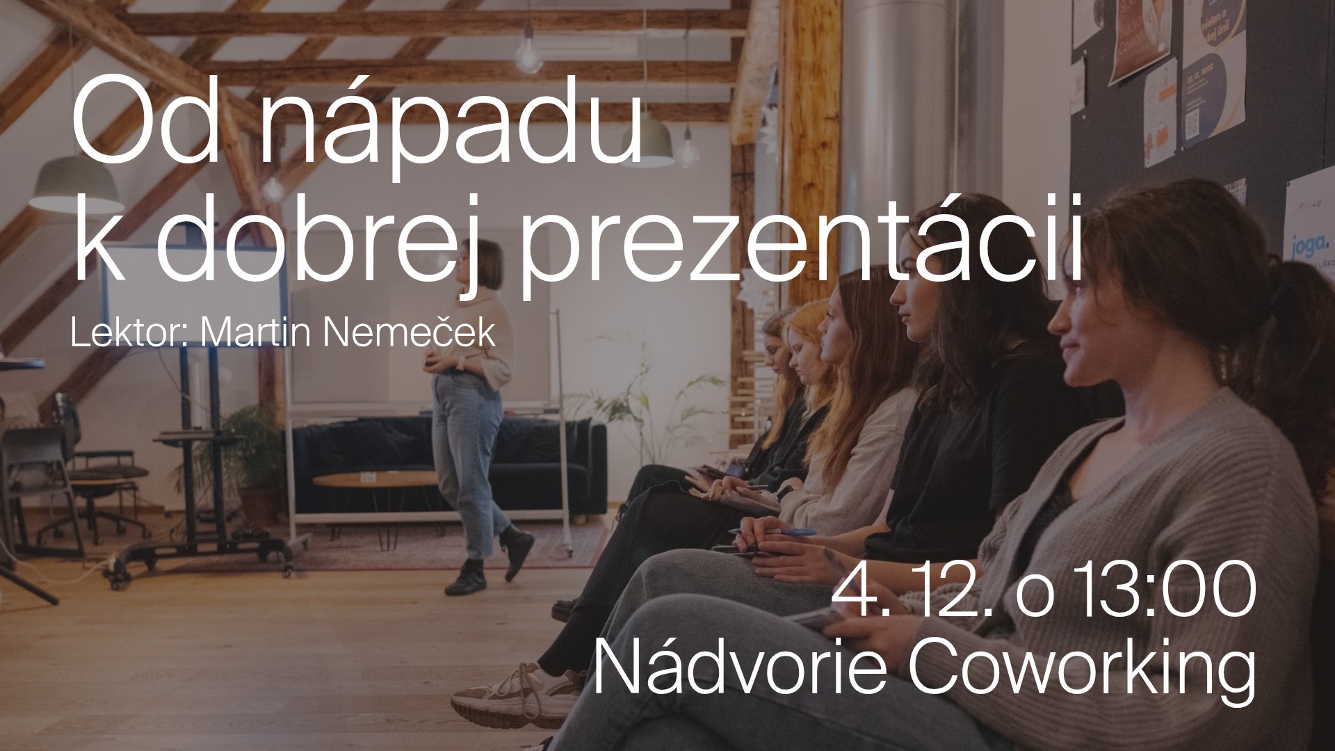 Workshop prezentačných zručností s Martinom Nemečekom
