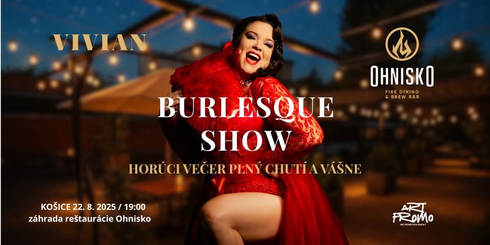 Ohnivá BURLESQUE SHOW Košice