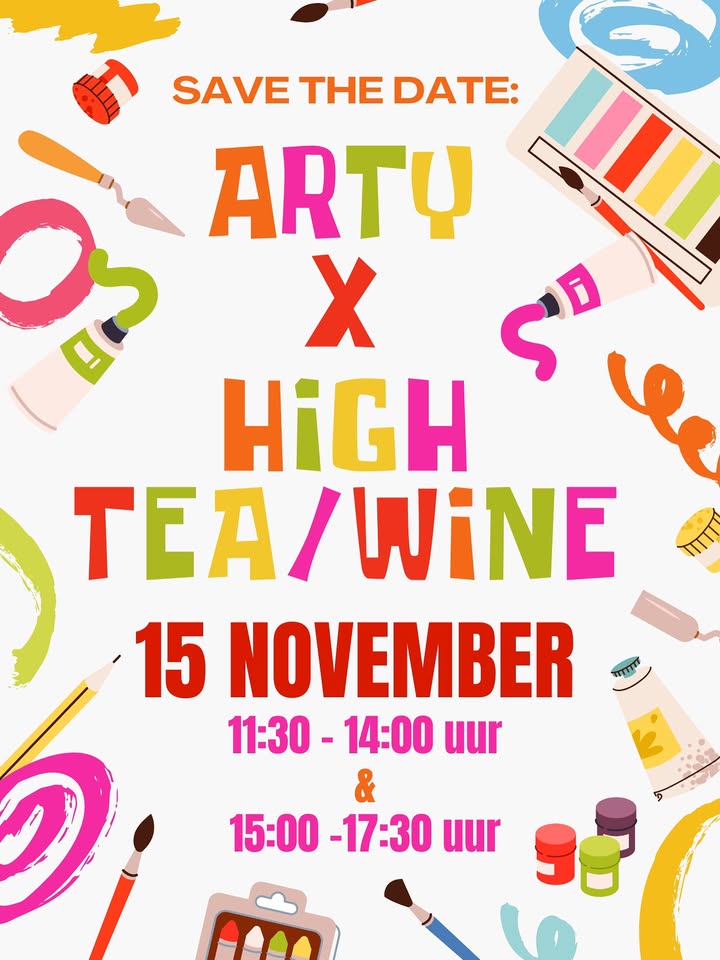 Arty X High Tea/High Wine - Schilder je persoonlijke foto op nummer!
