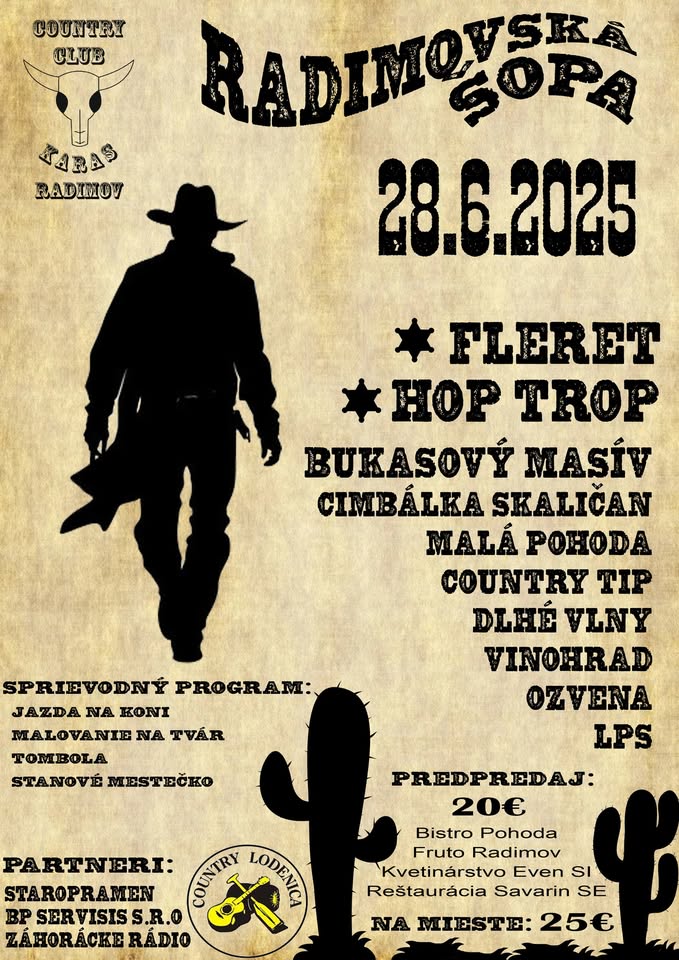 RADIMOVSKÁ ŠOPA 2025