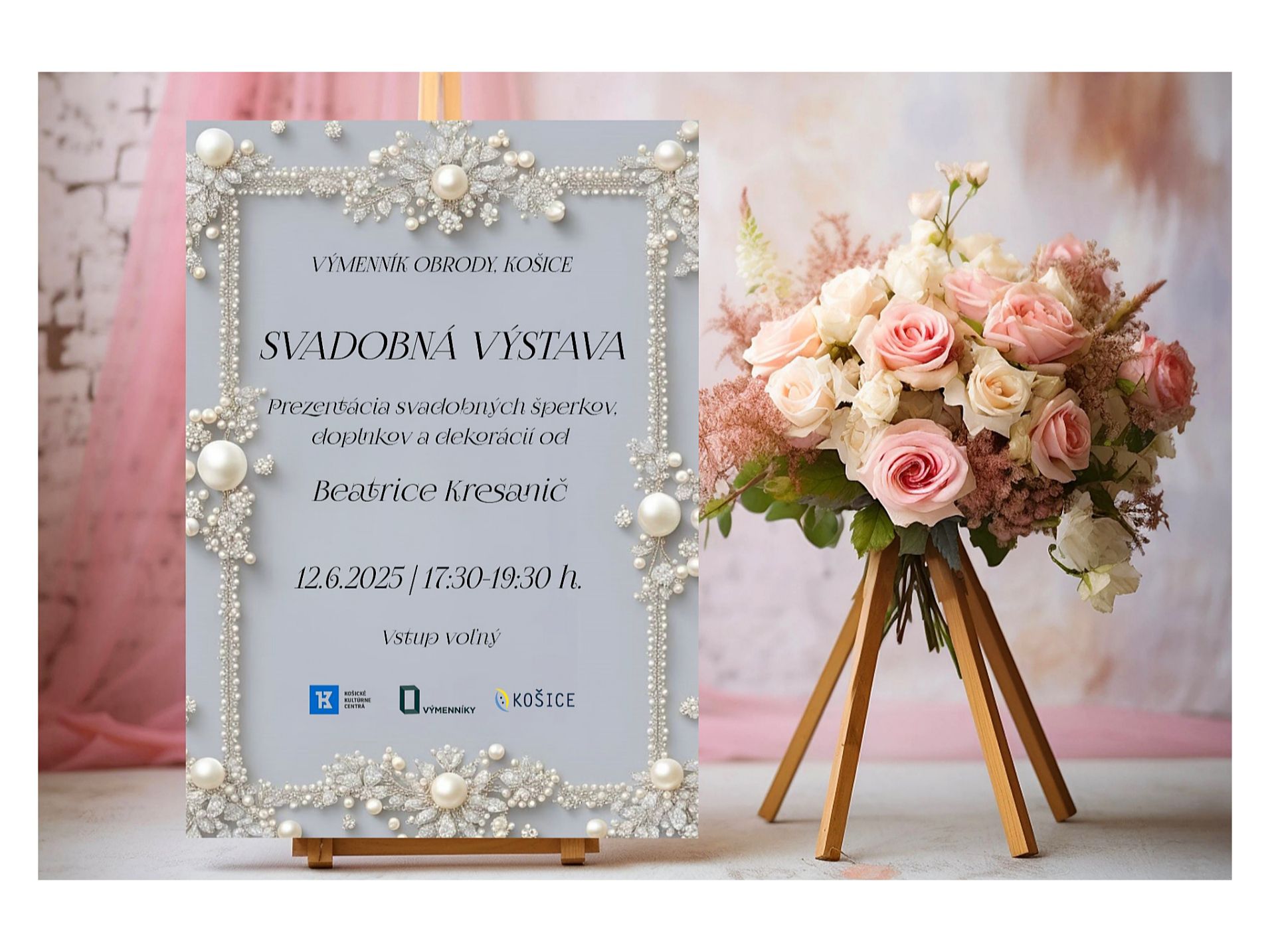 Svadobná výstava - Prezentácia svadobných šperkov, doplnkov a dekorácií od Beatrice Kresanič