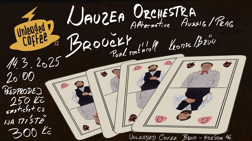 Nauzea Orchestra a Broučky v Unleaded coffee
