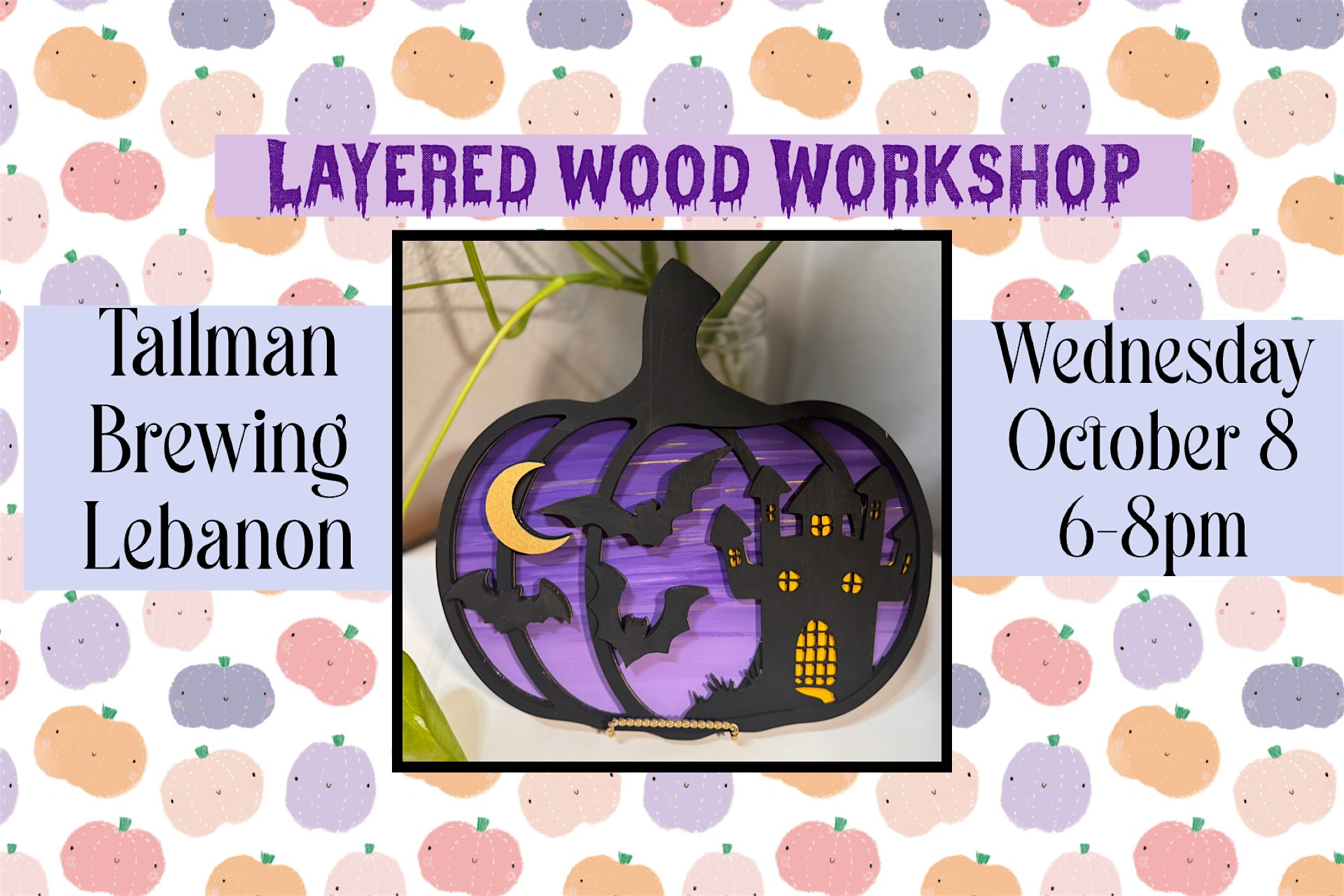Layered Wood Workshop at Tallman Brewing