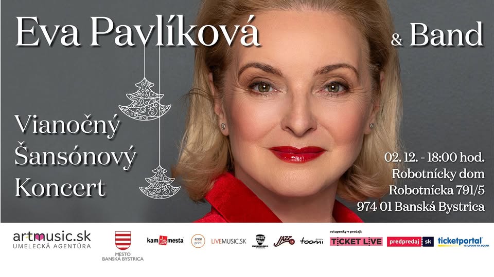 Eva Pavlíková & Band – Vianočný šansónový koncert