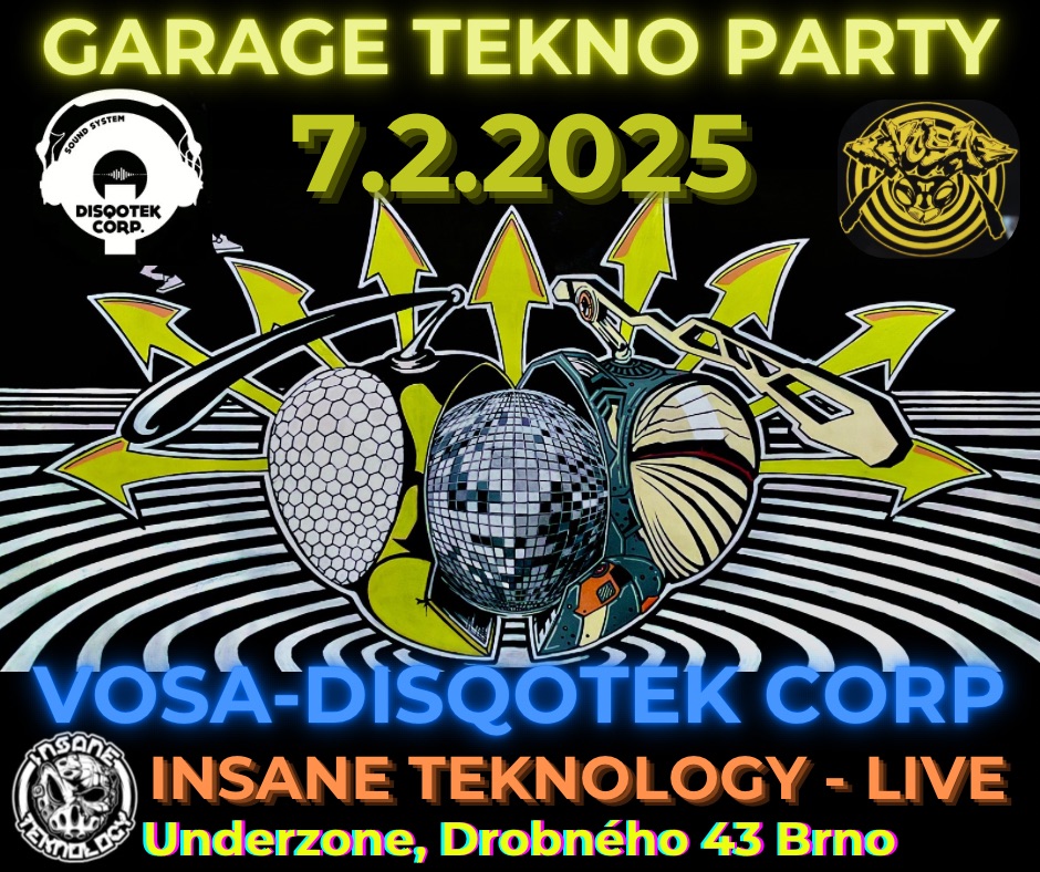GARAGE TEKNO PARTY         -                                      INSANE TEKNOLOGY LIVE