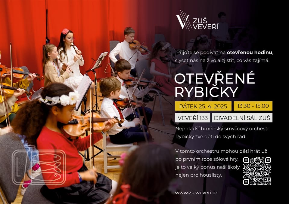 Otevřené Rybičky aneb přijďte se podívat do hodiny orchestru!