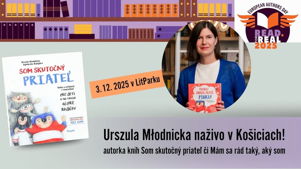 Rozčítaná Európa: Urszula Młodnicka naživo v Košiciach! Deň európskych autorov – Read.ForReal!
