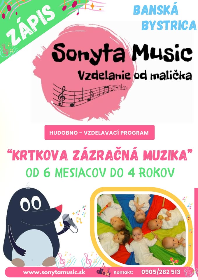 Sonyta Music SÁSOVÁ detičky r. 2024  - ukážková hodina
