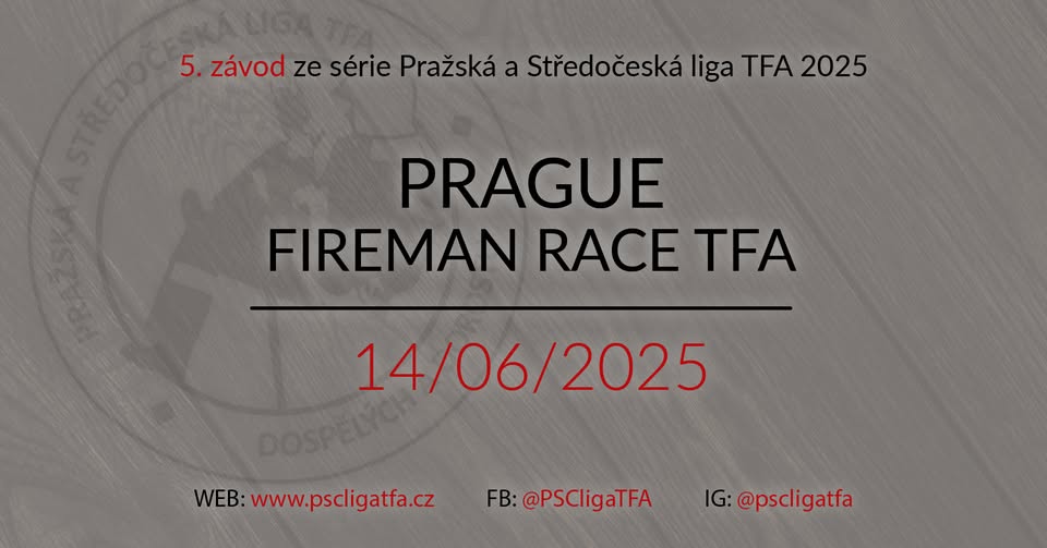 Prague Fireman Race TFA - 5. kolo PSC ligy TFA 2025