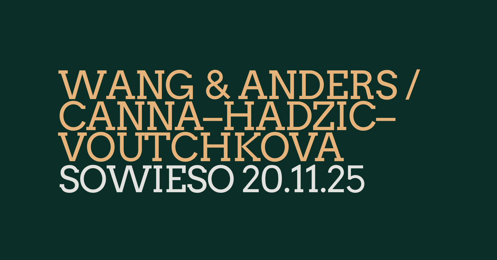 Wang & Anders | Canna–Hadzic–Voutchkova