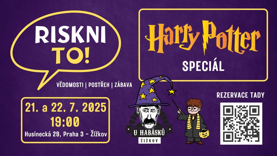 RISKNI TO! HARRY POTTER Speciál 1. termín