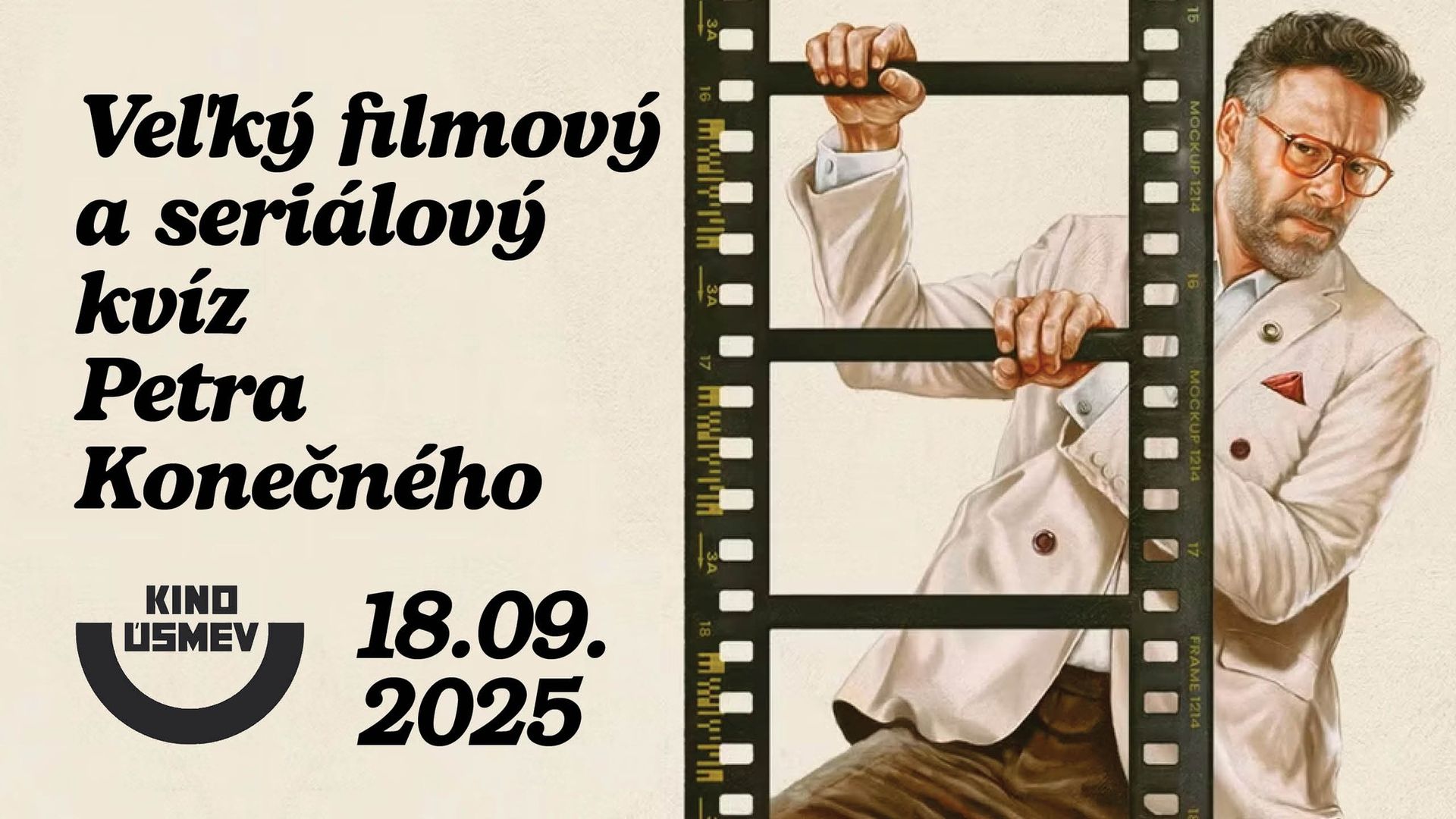 Veľký filmový a seriálový kvíz Petra Konečného – Úsmev Edition