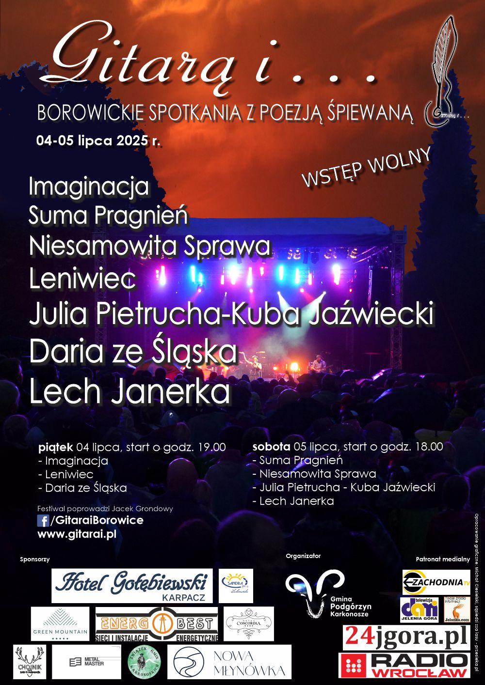 Gitara i... Borowickie spotkania z poezją śpiewaną 2025