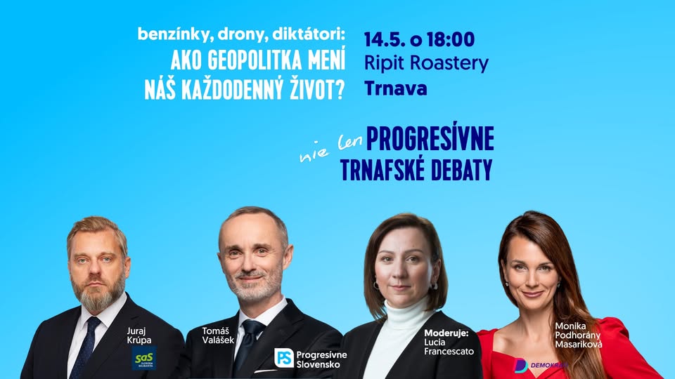 Progresívne trnafské debaty vol.3: Ako geopolitika mení náš každodenný život?