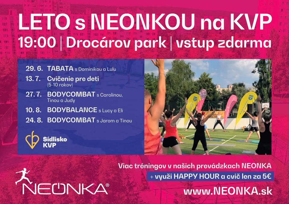 Leto s NEONKOU na KVP - Bodybalance