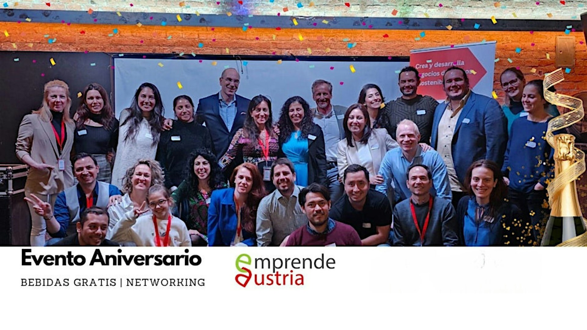 ¡VEN Y CELEBRA CON NOSOTROS EL SEGUNDO ANIVERSARIO DE EMPRENDE AUSTRIA!