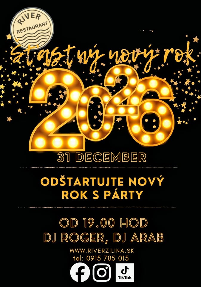 Silvester 2025 - River restaurant Žillina