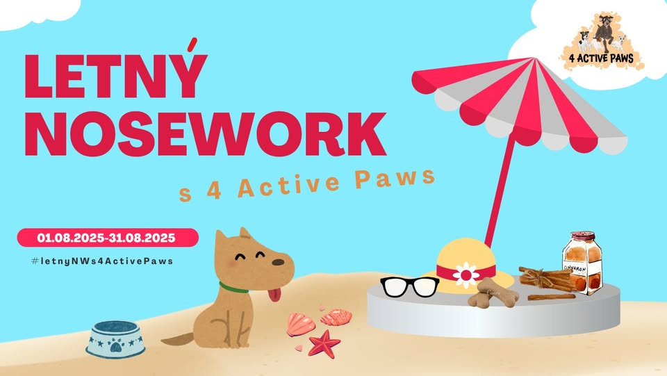 Letný nosework s 4 Active Paws