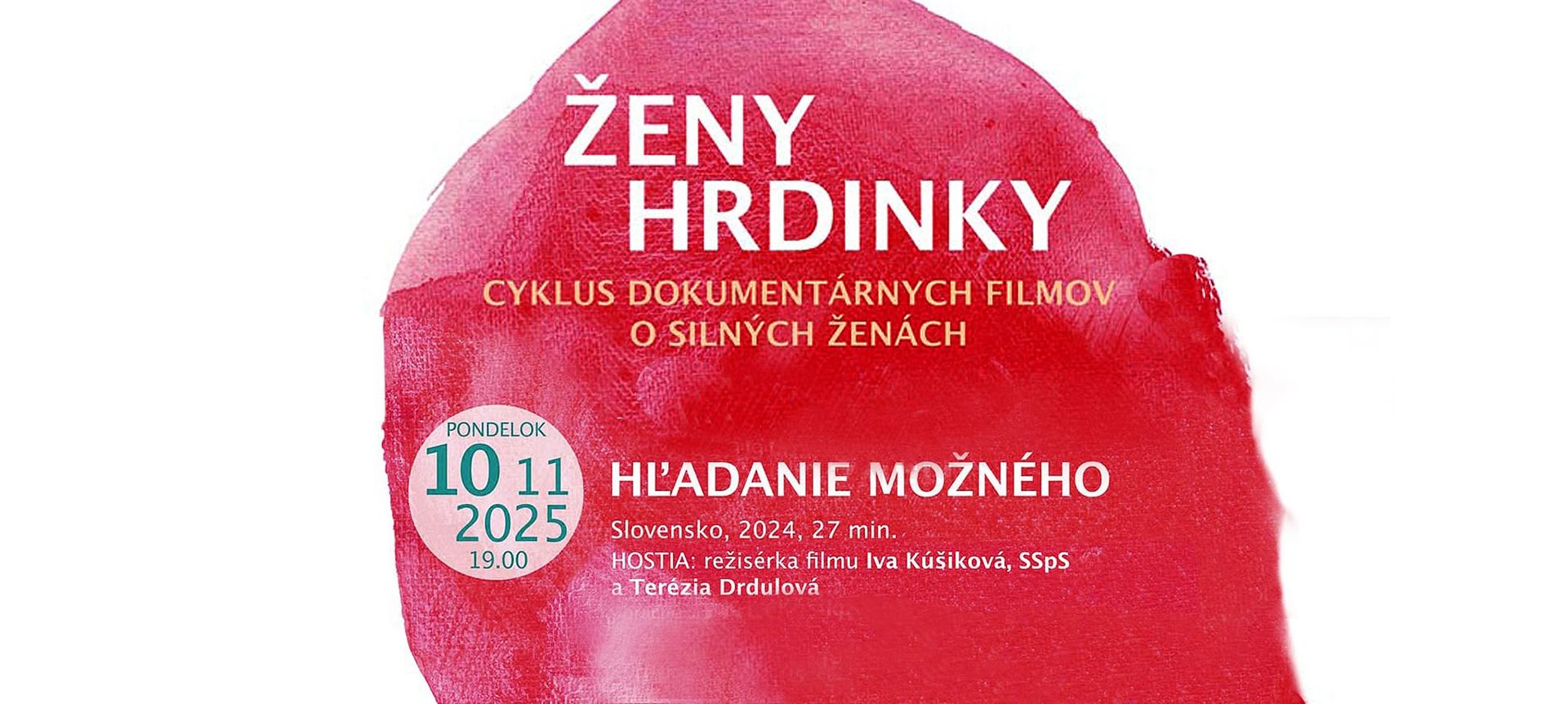 Umenie a Cirkev XXXIV. (film a diskusia) - ŽENY HRDINKY