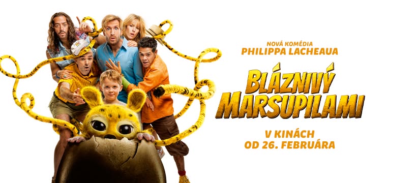Bláznivý Marsupilami (slovenský dabing) - otvorenie Letného kina Rača 2026
