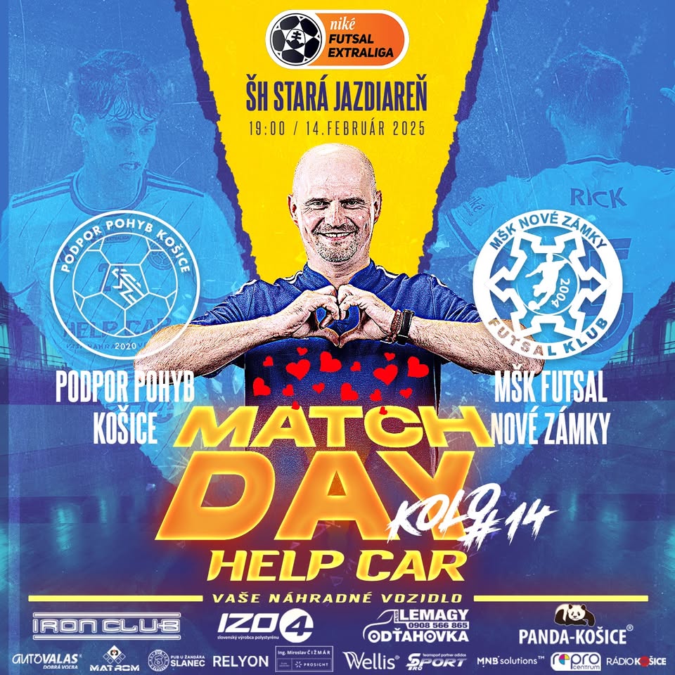 14.kolo | Podpor Pohyb Košice - MŠK Futsal Nové Zámky