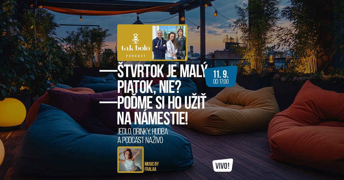 Štvrtok = malý piatok | chill na námestí