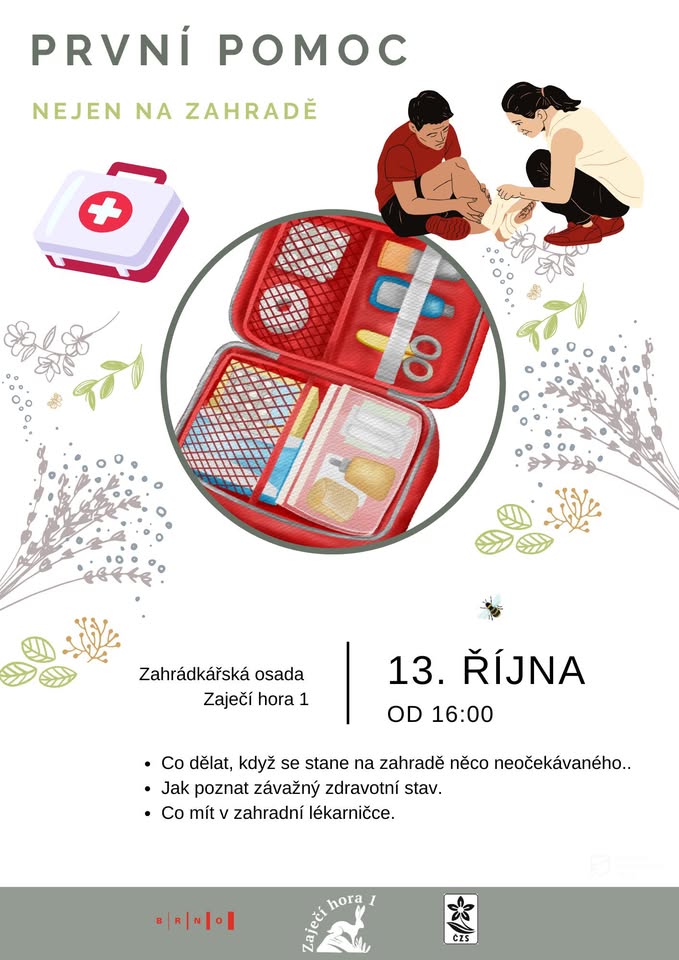 První pomoc nejen na zahradě
