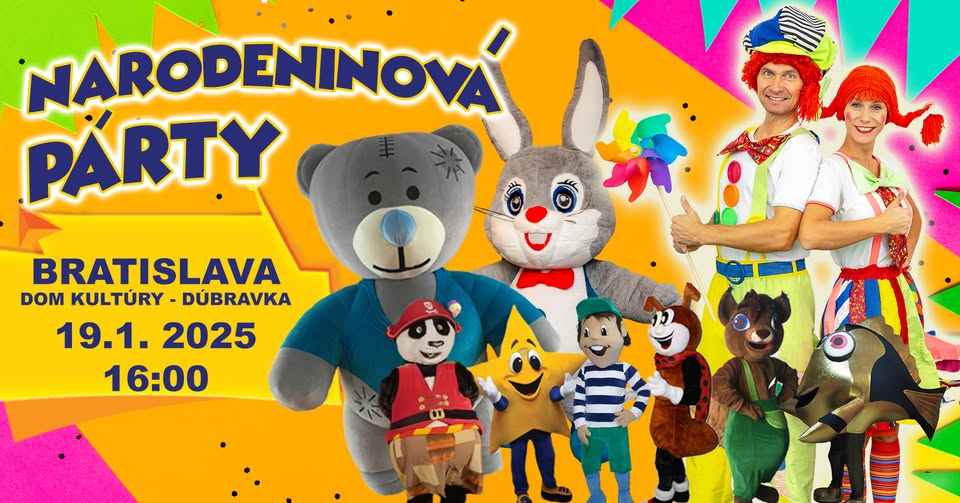 TÁRAJKO A POPLETAJKA - NARODENINOVÁ PÁRTY BRATISLAVA