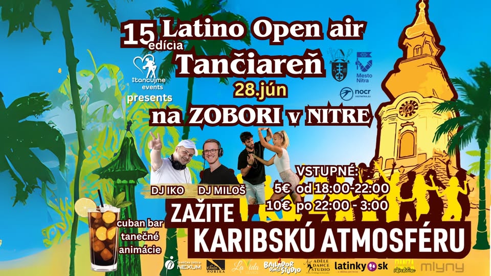 LATINO OPEN AIR TANČIAREŇ na ZOBORI pod letným nebom 15. edícia