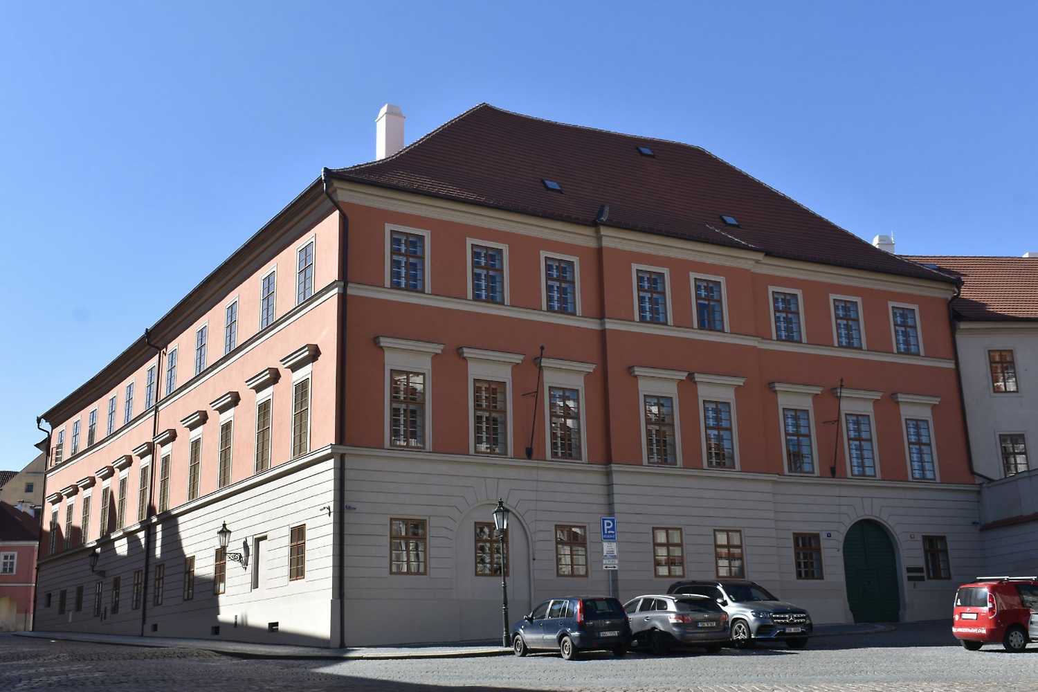 Podvečerní Hradčany se svařákem