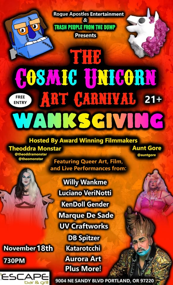 The Cosmic Unicorn Art Carnival Wanksgiving